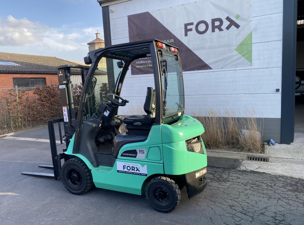 MITSUBISHI FD15N DIESEL 1500 KG DIESEL HEFTRUCK FORKLIFT CHARIOT 1.5TON DIESEL DUPLEX FREELIFT 3M DIESEL SIDE SHIFT TRANSPORT HEFTRUCKS VERKOOP HEFTRUCKS VERHUUR HEFTRUCKS MITSUBISHI TOYOTA CATERPILLAR NISSAN DIESEL HEFTRUCK FORX DEKONINCK PIET FORX FORX  