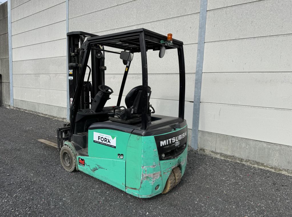 Mitsubishi CAT CATERPILLAR Toyota Nissan Elektrische heftruck 2 ton heftrucks te koop chariots a vendre forklift for sale FORX FORX beste heftruckdealer verkoop heftrucks verhuur heftrucks Brugge Zeebrugge Zedelgem Torhout Roeselare Meulebeke Kortrijke Waregem FORX
