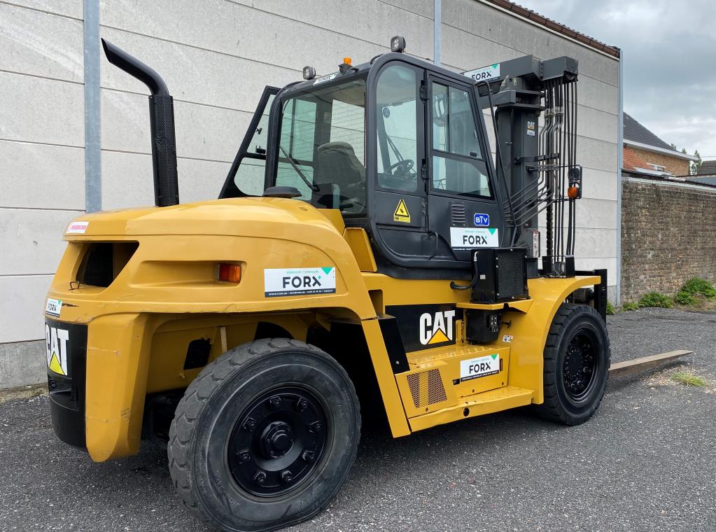 CATERPILLAR DP120N MITSU FD120 12T 12000 kg TE HUUR VERHUUR transport heftrucks FORX FORX VERHURING HEFTRUCKS CLARCKS FORX PIET DEKONINCK            dumarent devako cebeko