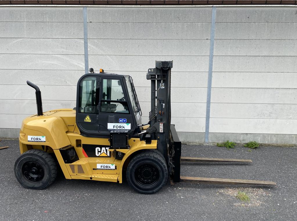 CATERPILLAR DP120N MITSU FD120 12T 12000 kg  Transport heftrucks TE HUUR VERHUUR VERHURING HEFTRUCKS CLARCKS FORX PIET DEKONINCK            dumarent devako cebeko