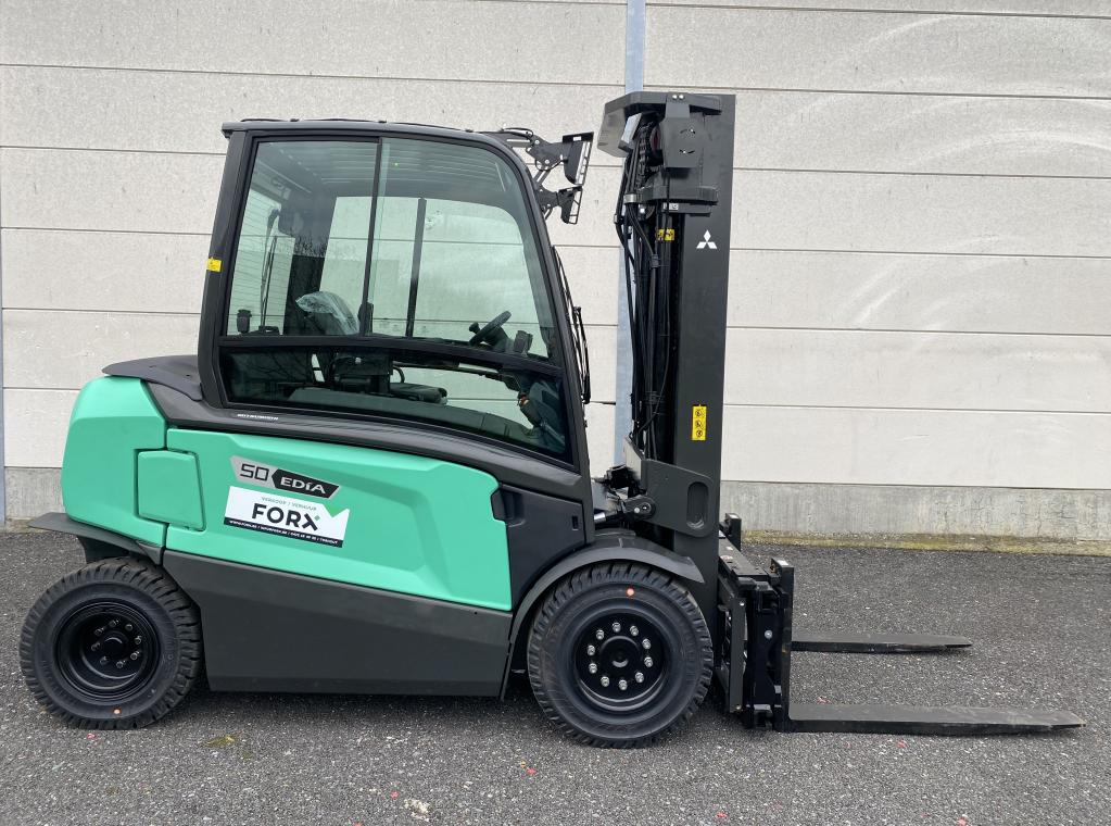 MITSUBISHI FB50CN EDIA XL NIEUW REVOLUTIONAIRE HEFTRUCK ELEKTRISCH 5 TON 6 TON 4 TON 7 TON ELECTRIC FORKLIFT CHARIOT ELECTRIQUE TRIPLEX 5100 mm INDUSTRIELE TOEPASSING 5.1M TRIPLEX HEFTRUCK TE KOOP A VENDRE TE HUUR TRANSPORT HEFTRUCK FORX DEKONINCK PIET HEFTRUCKS FORX CHARIOTS FORX FORKLIFTS FORX                                                    devako cebeko 4rent dumarent